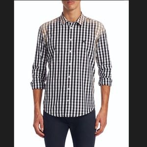 MSGM Checkered Cotton Sportshirt
